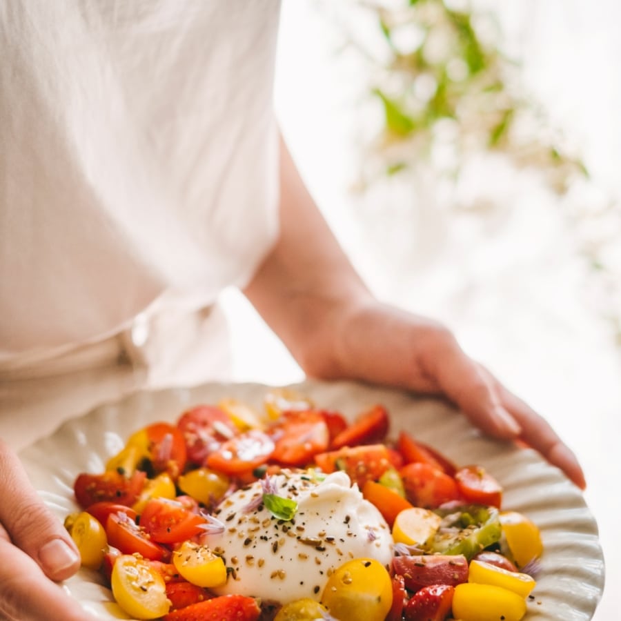 Salade d'été Burrata