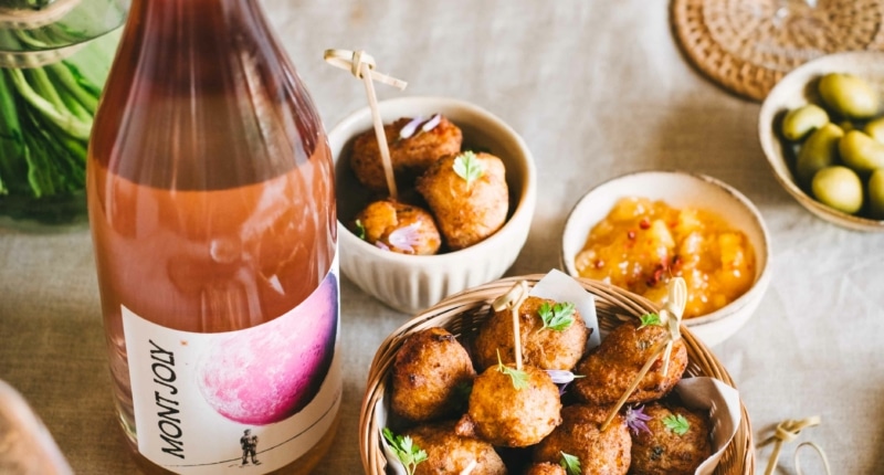 Accras de morue (cod fritters) & Mango chutney