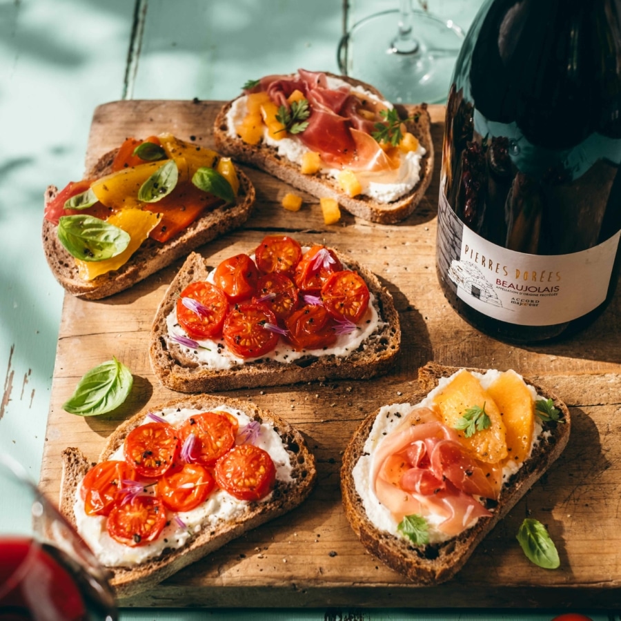 Bruschettas 2 - © Emma Vernay / Vins du Beaujolais