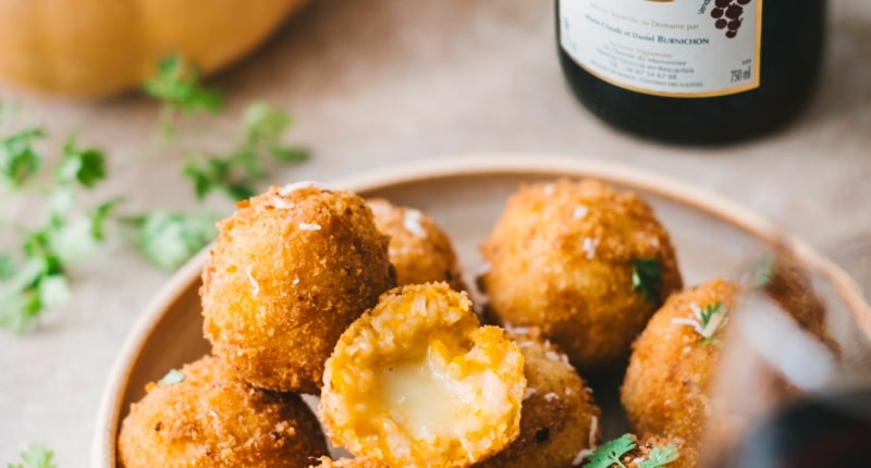 Butternut squash & Saint Nectaire arancini