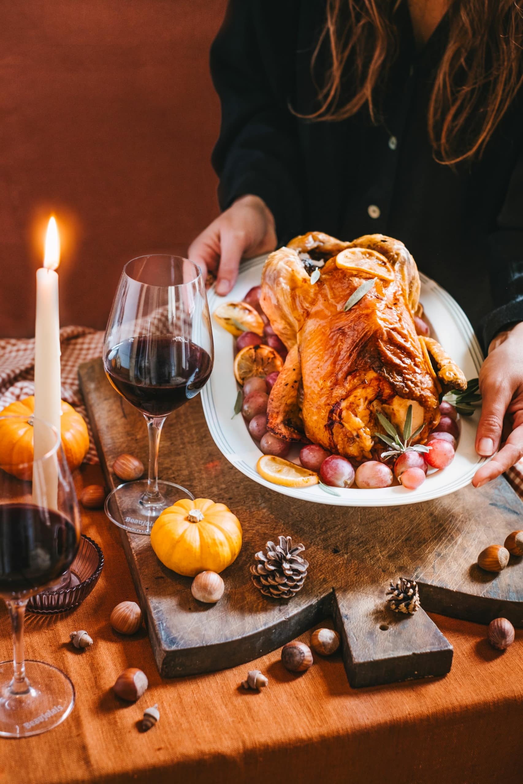 Turkey in lemon and sage butter