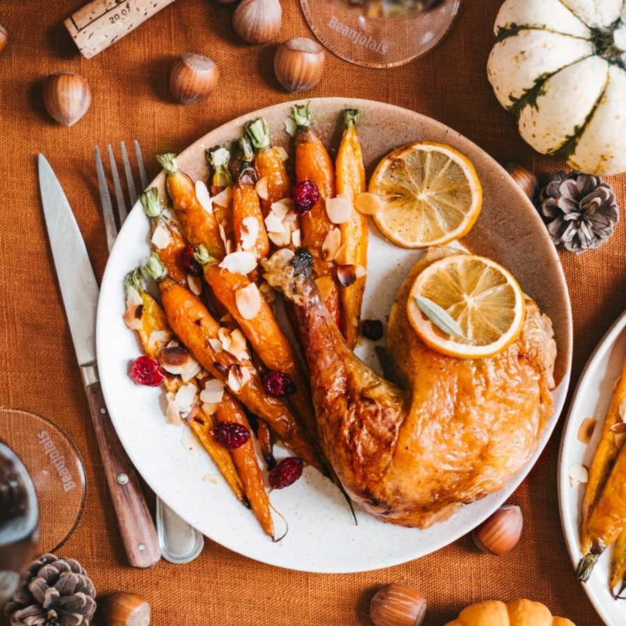 Turkey in lemon and sage butter